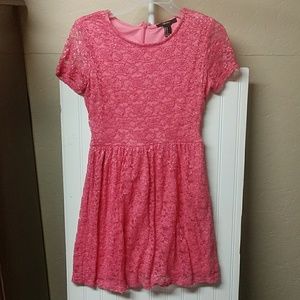 Juniors Lace short dress